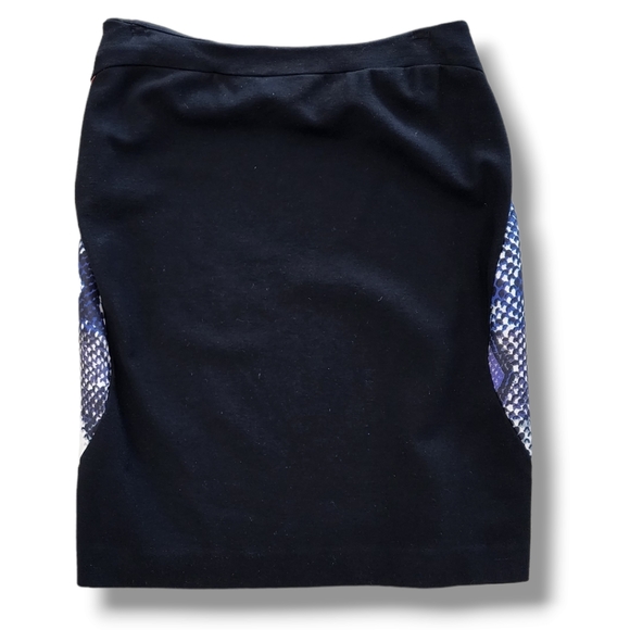 DIANE VON FURSTENBERG MAE MIKADO PYTHON PRINT SKIRT - Picture 4 of 4